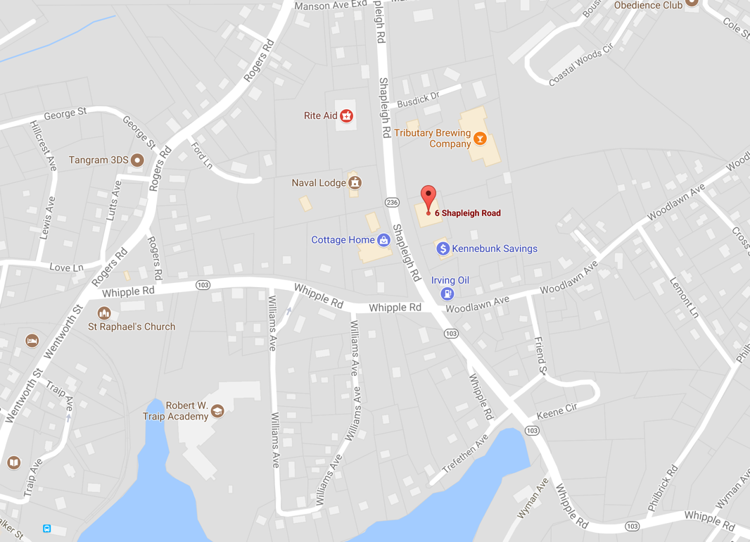 map of Kittery Ace Hardware store location