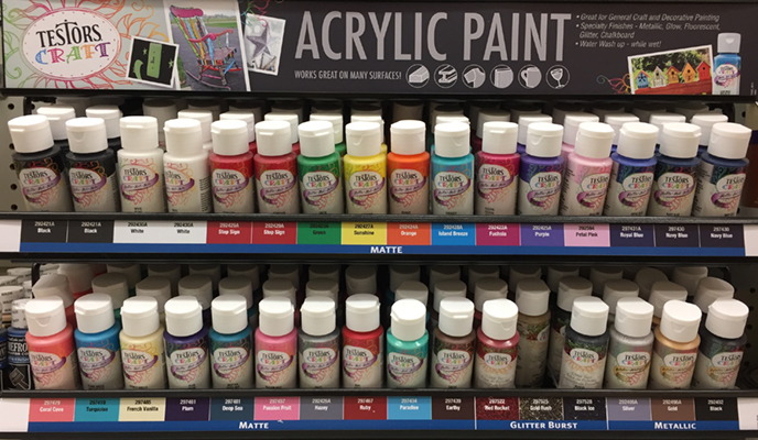 acrylic paint - hobby paints